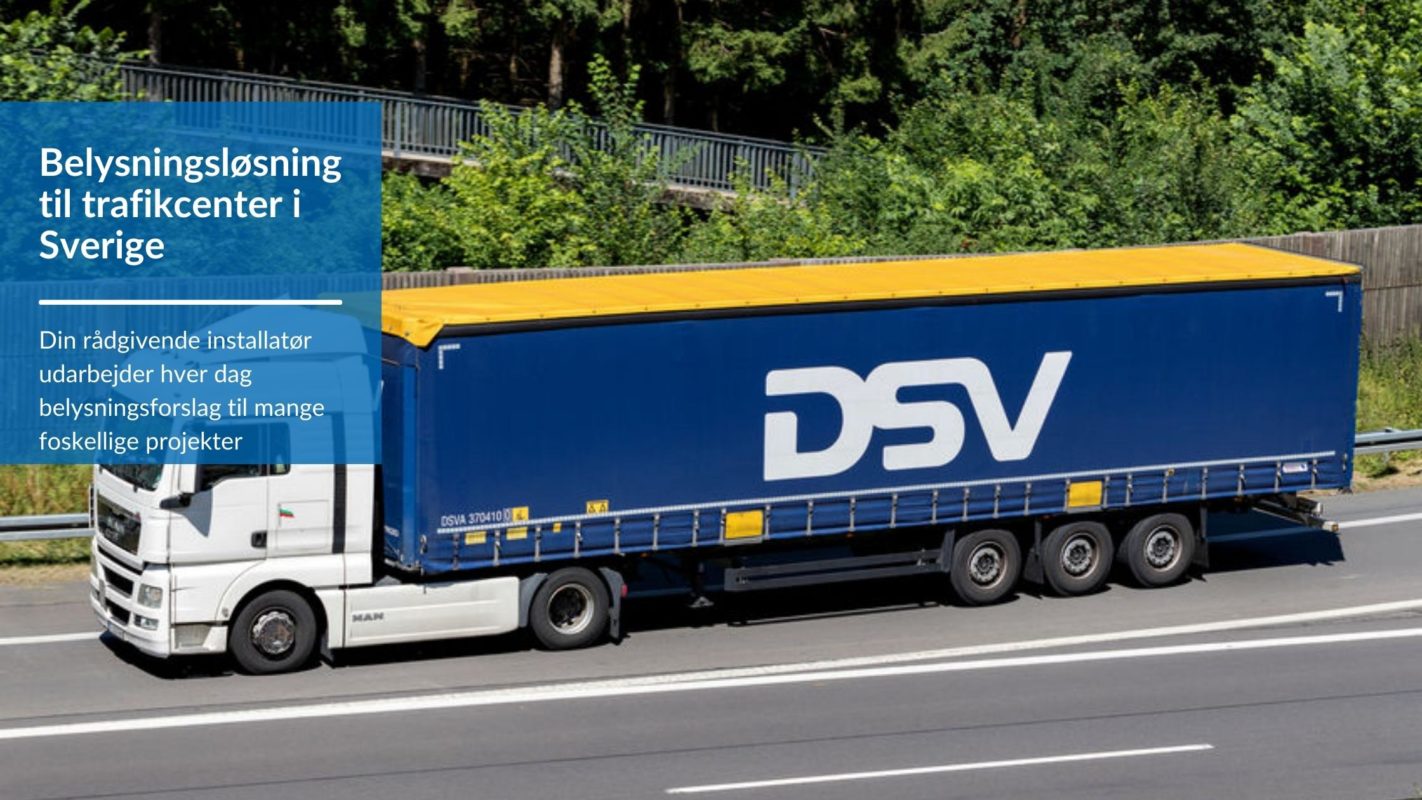 Lastbil fra DSV transport