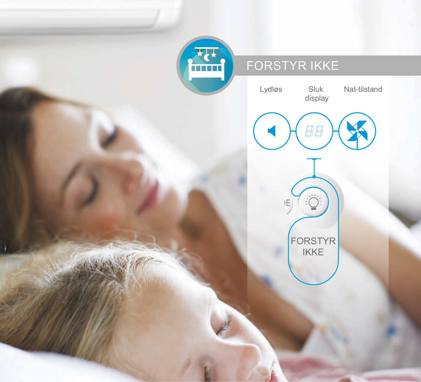 Midea varmepumpe er lydløs