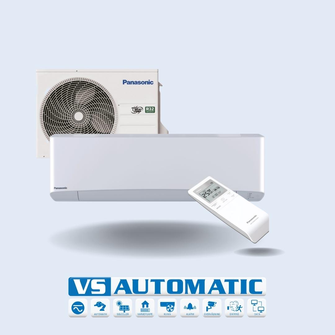 Panasonic varmepumpe ETHEREA NZ25VKE M. WiFi