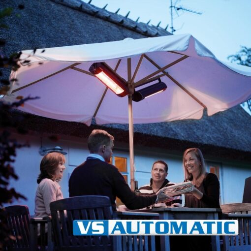 Solamagic terrassevarmer ECO+ PRO 2000 miljøbillede sort