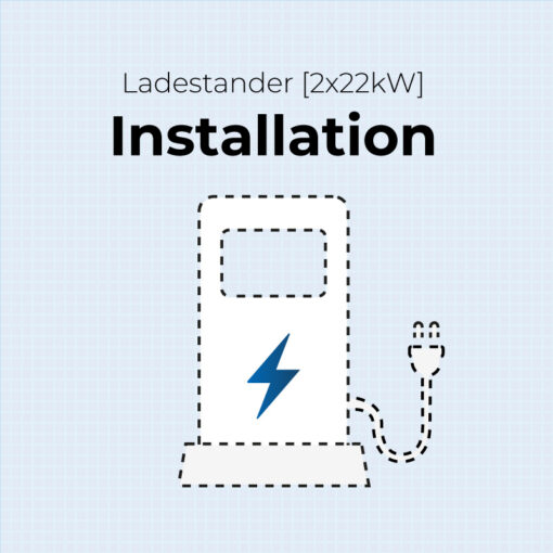 ladestander installation 2x22kw