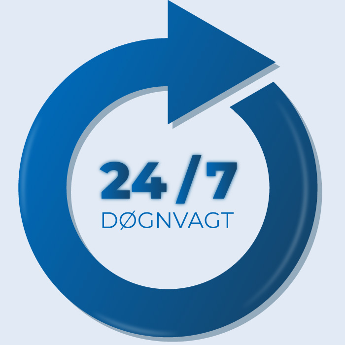 24 syv døgnvagt året rundt