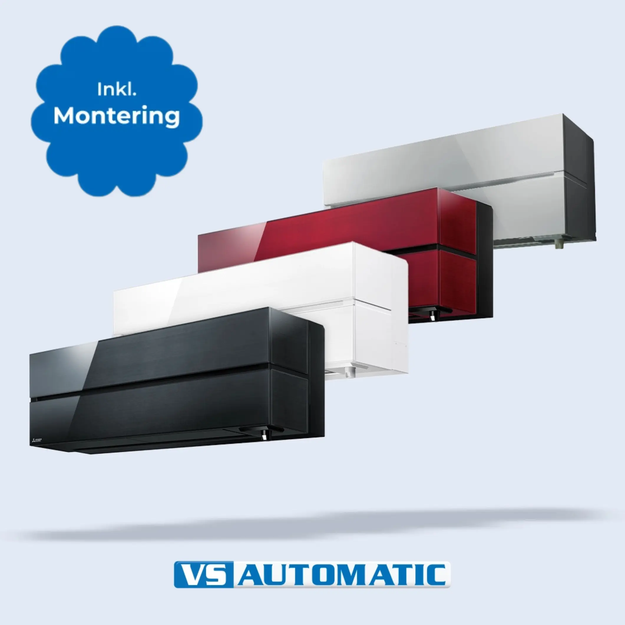 Mitsubishi varmepumpe HERO LN35VG m. Wi Fi Pakkepris (inkl. std. installation)