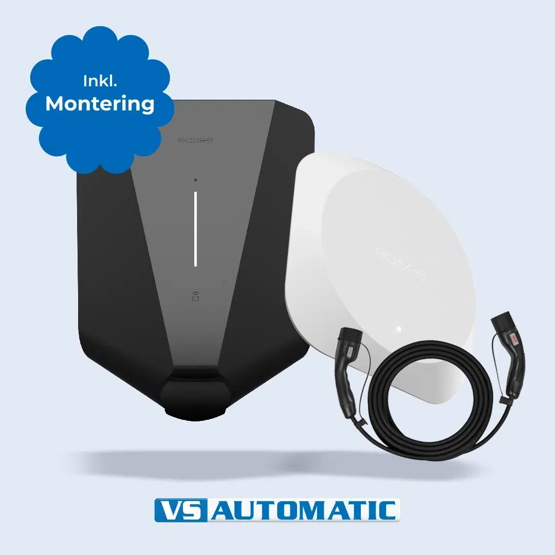 Easee UP med Equlizer og ladekabel