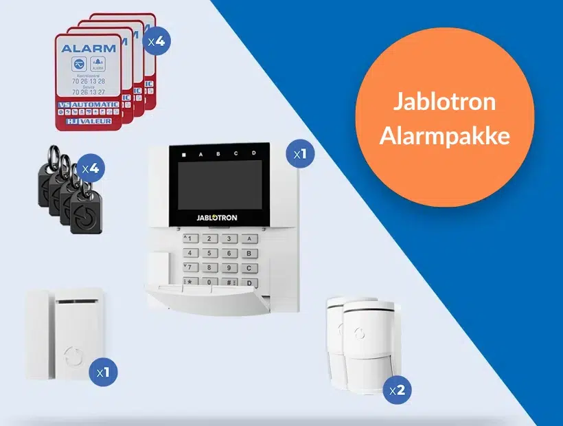 Jablotron alarmpakke slider tablet