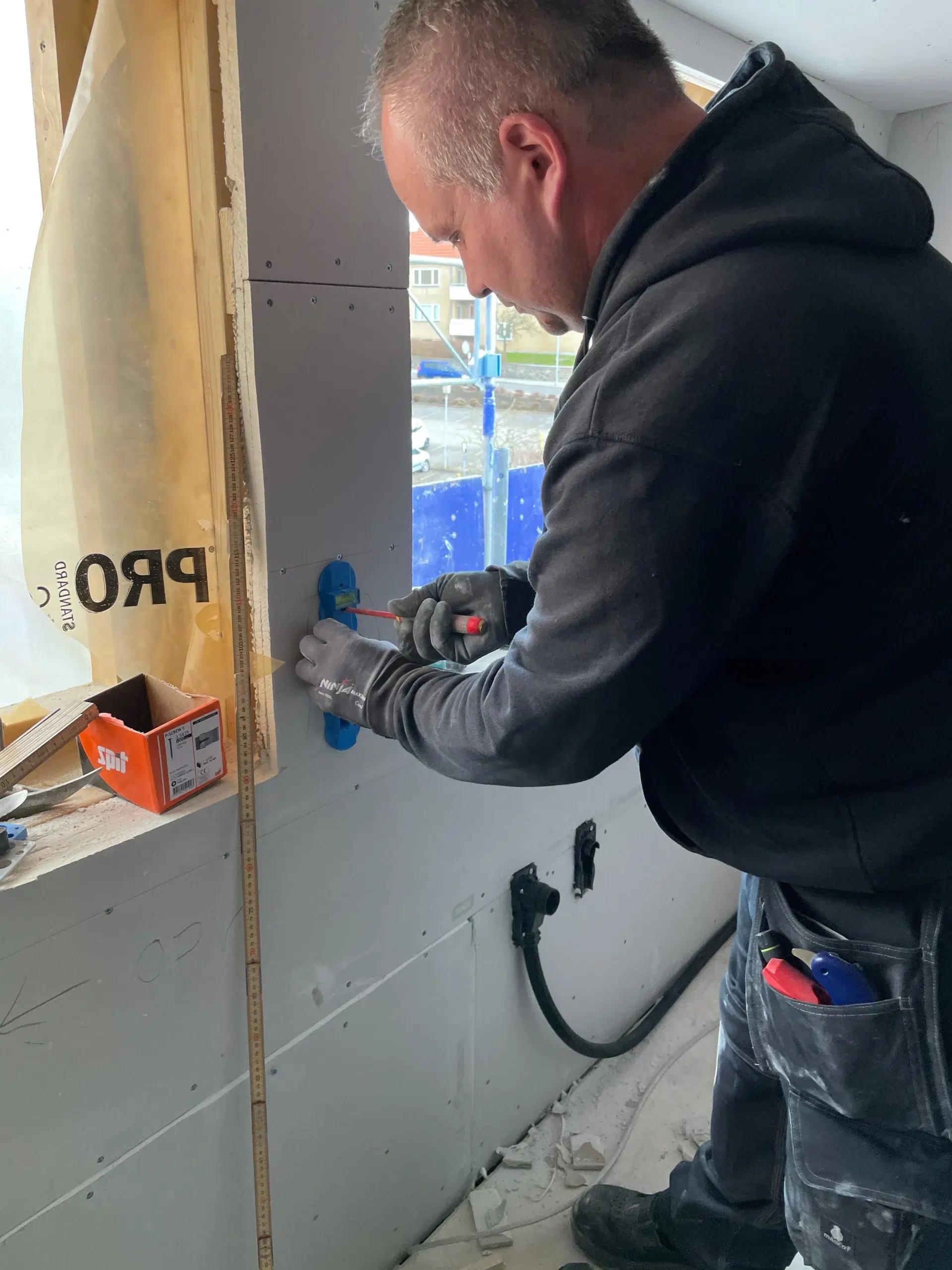 El og renovering - Under renoveringen