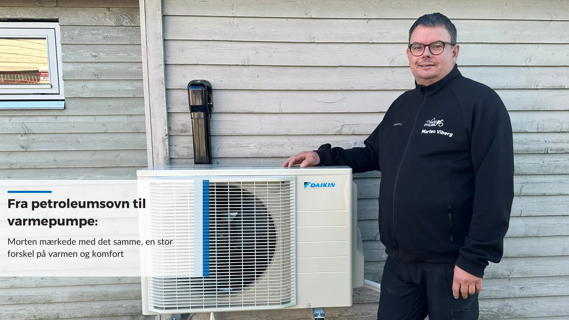 Fra petroleumsovn til varmepumpe: Et værksted med varme og komfort