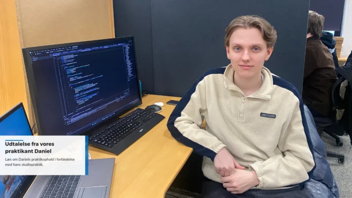 Udtalelse fra vores praktikant Daniel