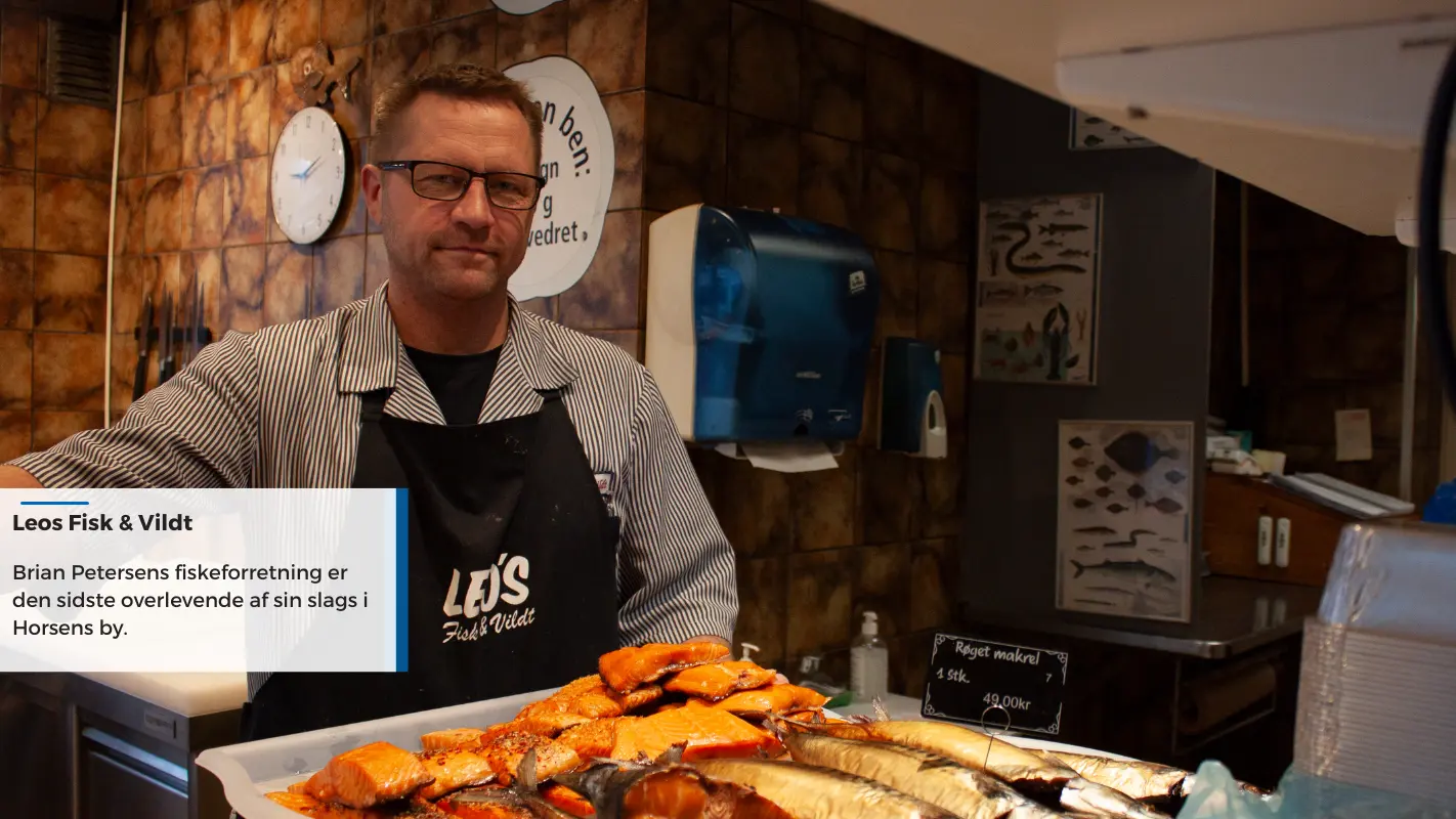 Leos Fisk & Vildt er den sidste overlevende fiskeforretning i Horsens
