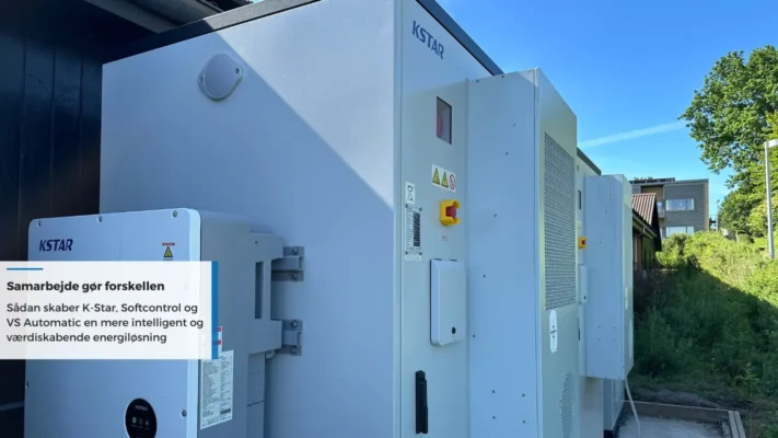 Sådan skaber K-Star, Softcontrol og VS Automatic en mere intelligent og værdiskabende energiløsning