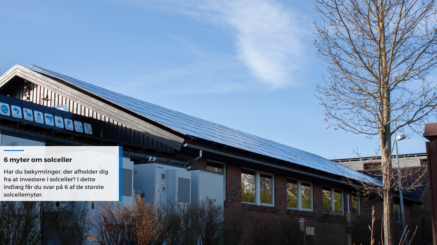 6 myter om solceller du ikke skal tro på