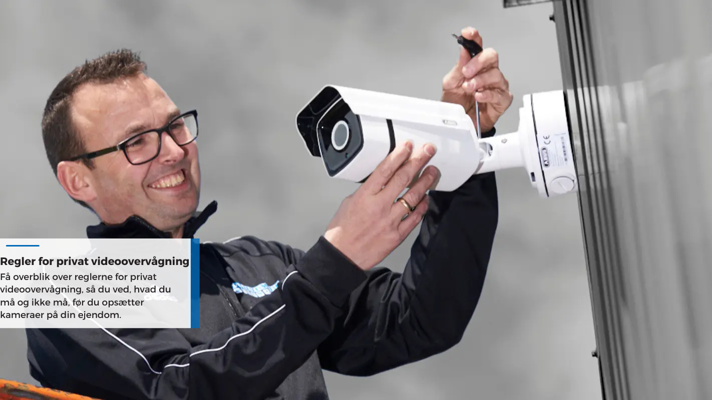 Regler for privat videoovervågning: Det skal du vide som boligejer